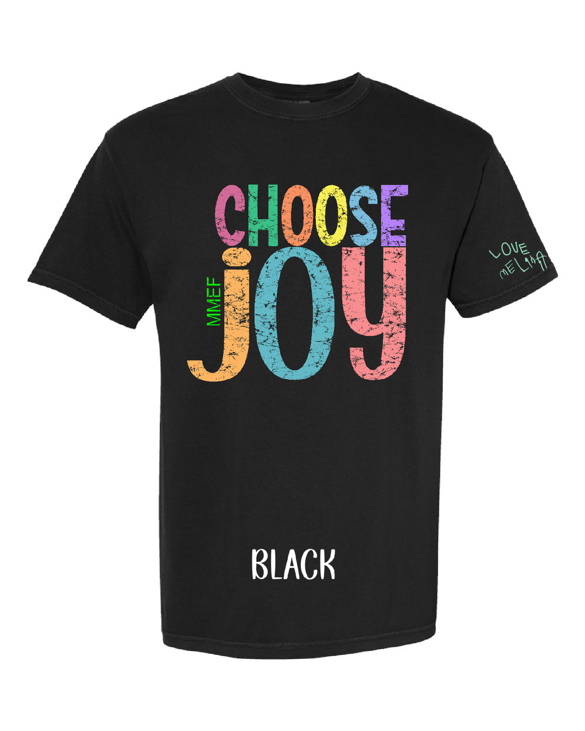 2025 Adult Distressed Choose Joy Summer Tee