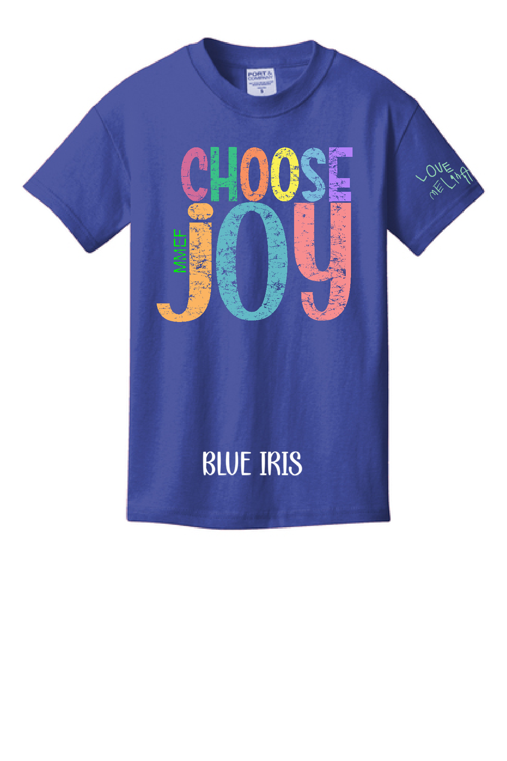 2025 Youth Distressed Choose Joy Summer Tee