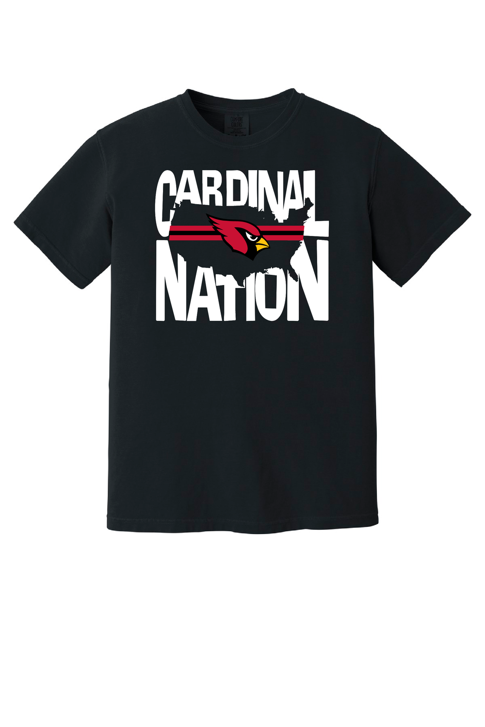 Youth Comfort Colors Cardinal Nation Tee