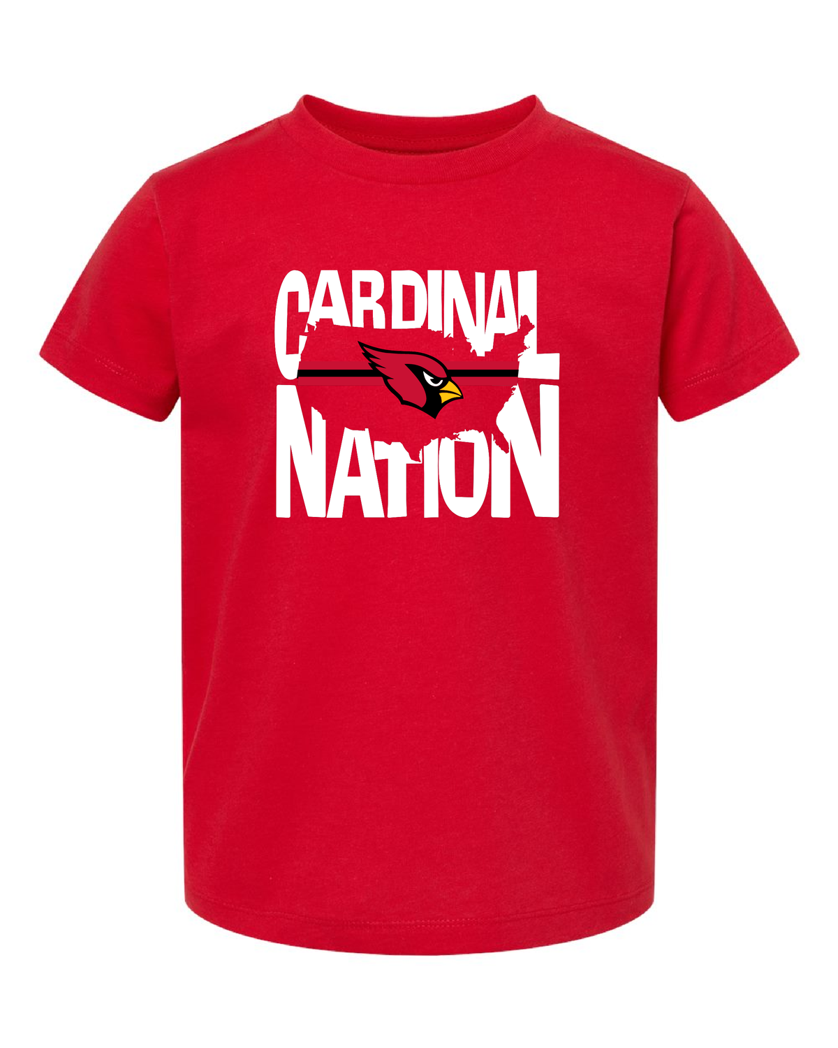 Toddler Bella &amp; Canvas Cardinal Nation Tee