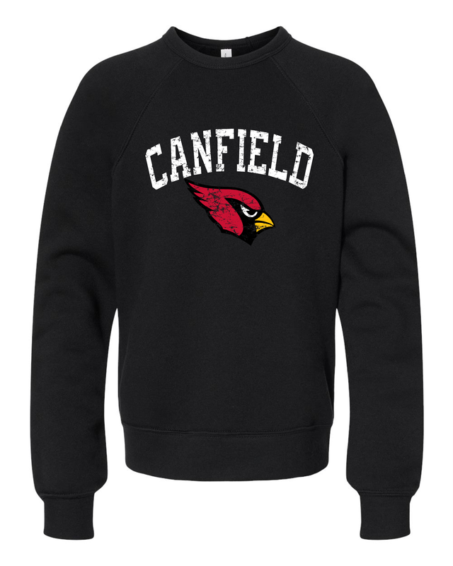 Youth Bella &amp; Canvas Distressed Crewneck