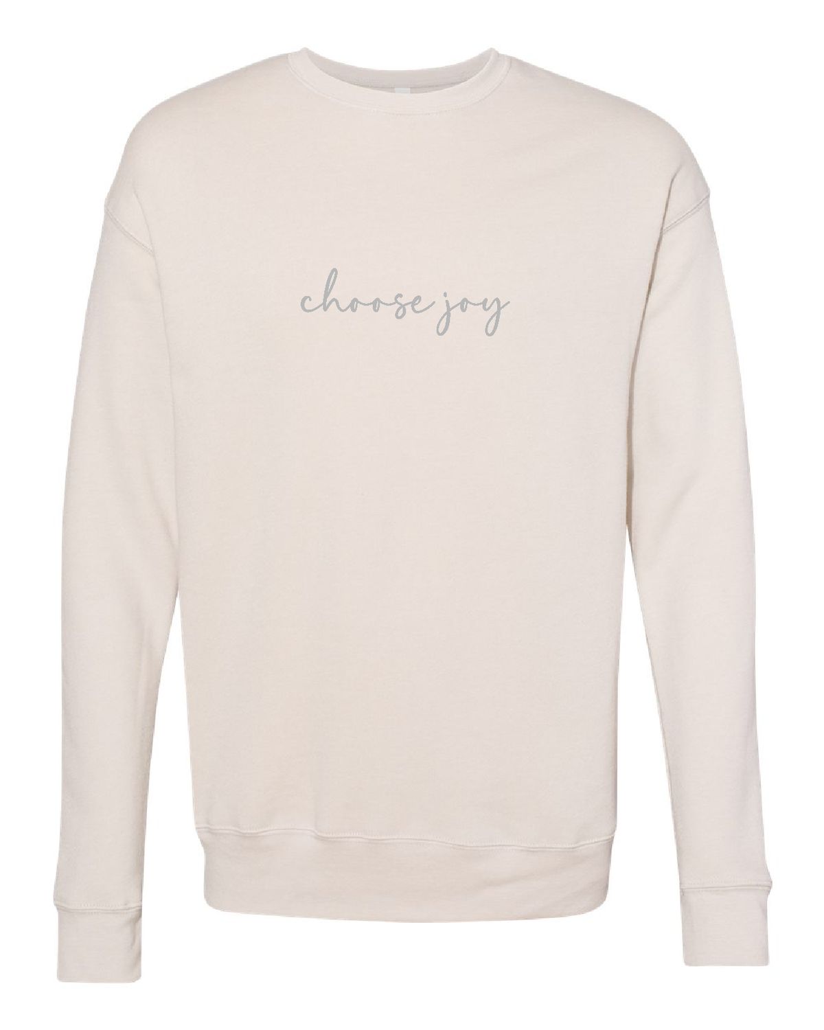 Adult Bella &amp; Canvas Choose Joy Oversized Crewneck