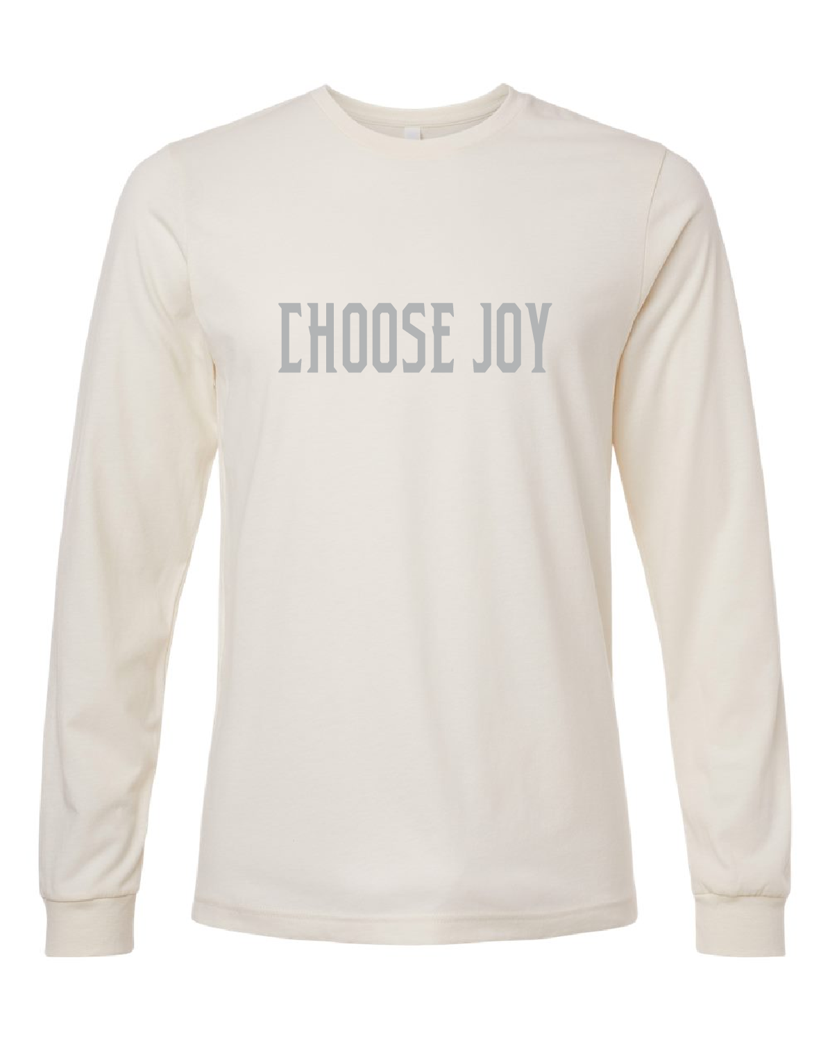 Adult Bella &amp; Canvas Long Sleeve Choose Joy Tee