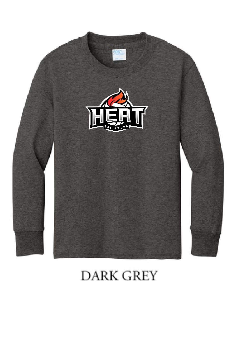 Heat Vball Youth Long Sleeve Tee
