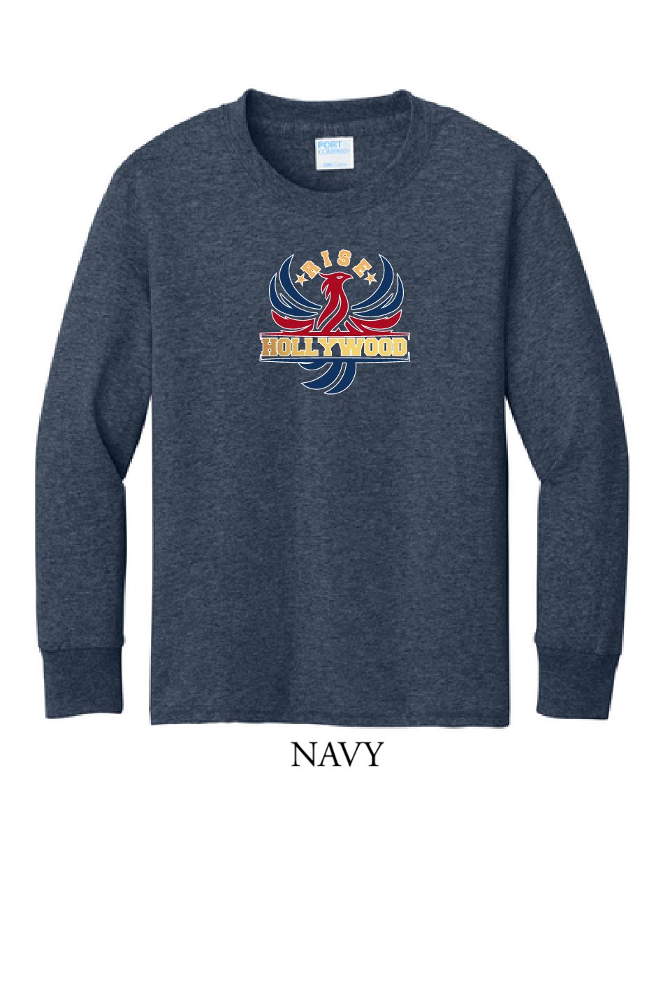 Rise Vball Youth Long Sleeve Tee