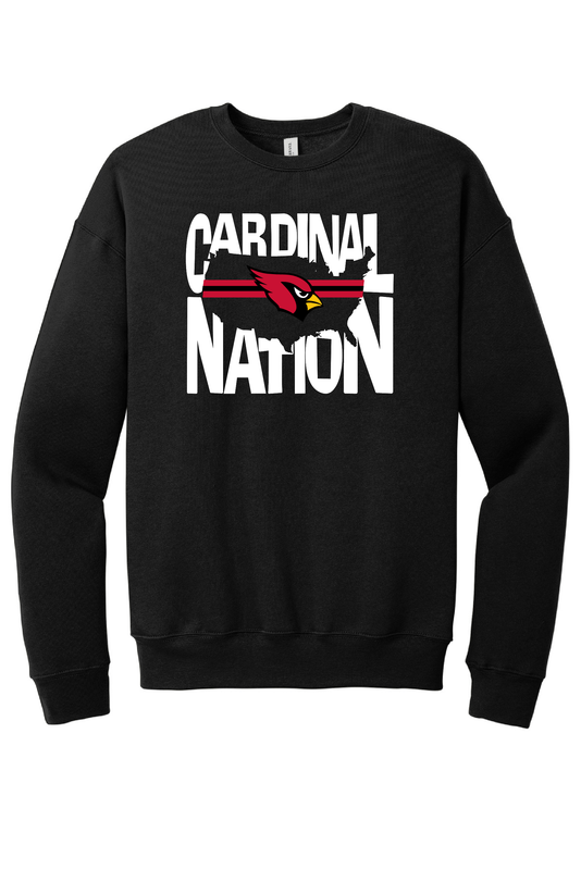 Adult Bella &amp; Canvas Card Nation Oversized Crewneck