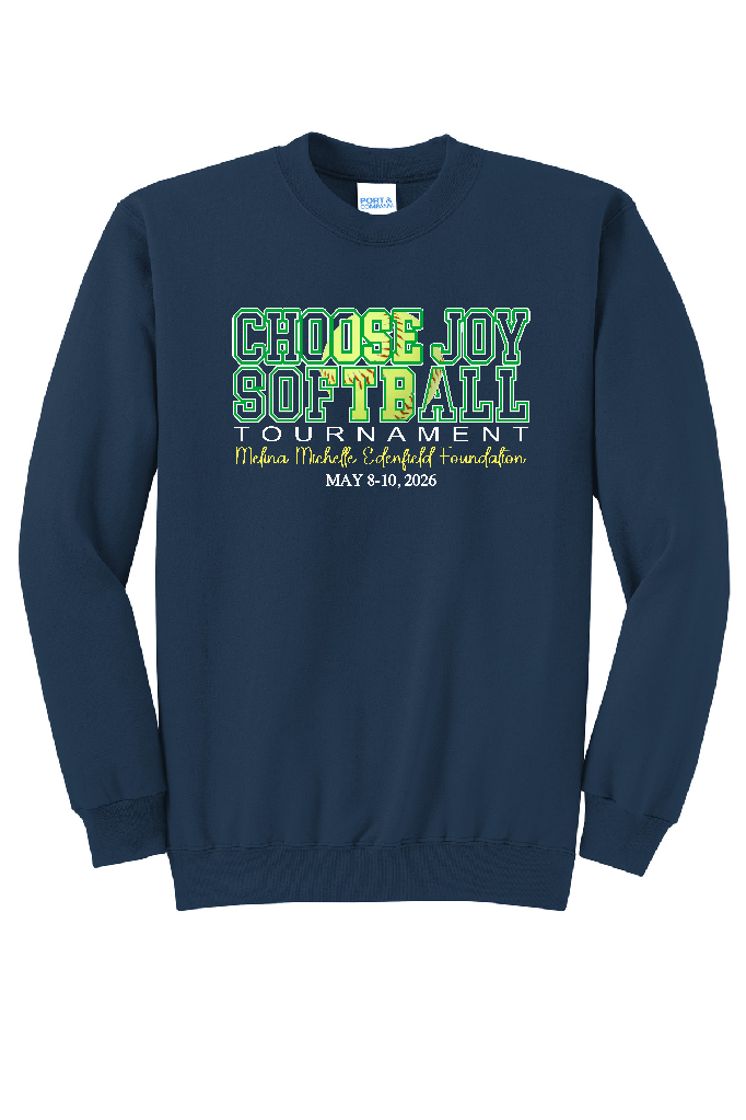 Adult Choose Joy Tourney Crewneck
