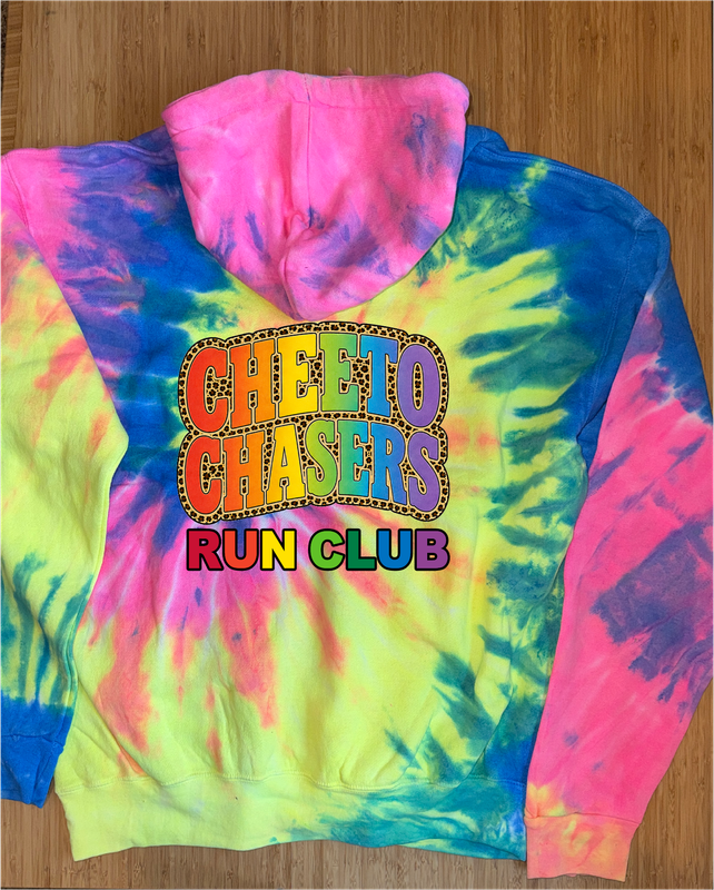 Cheeto Chasers Tie dye hoodie