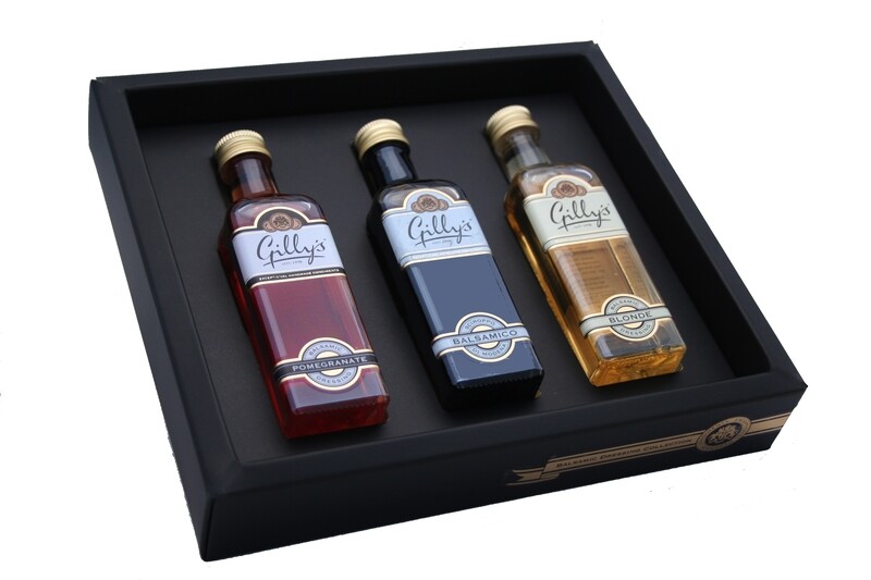 Miniature Balsamic Dressing Collection Pomegranate+Blonde+Original 3 x 60 ml