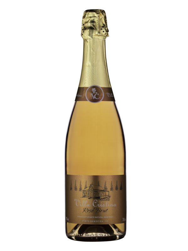Vinho Espumante Villa Cristina Rosé Brut 12 meses 750 mL