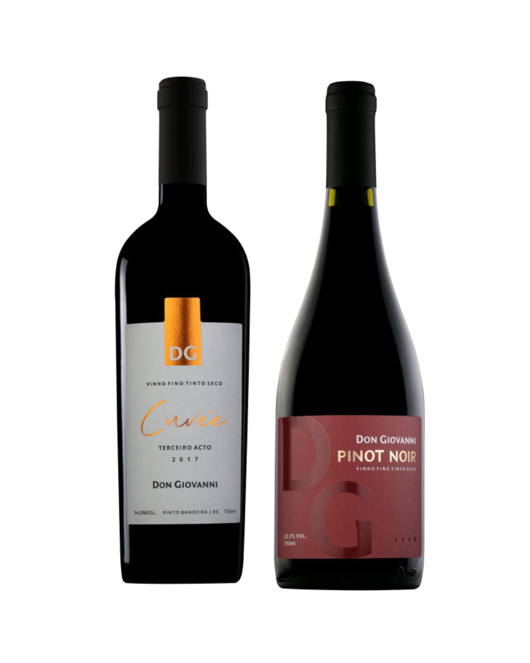 Kit Dia dos Pais - 1 Pinot Noir Tinto e 1 Cuvée Quarto Acto
