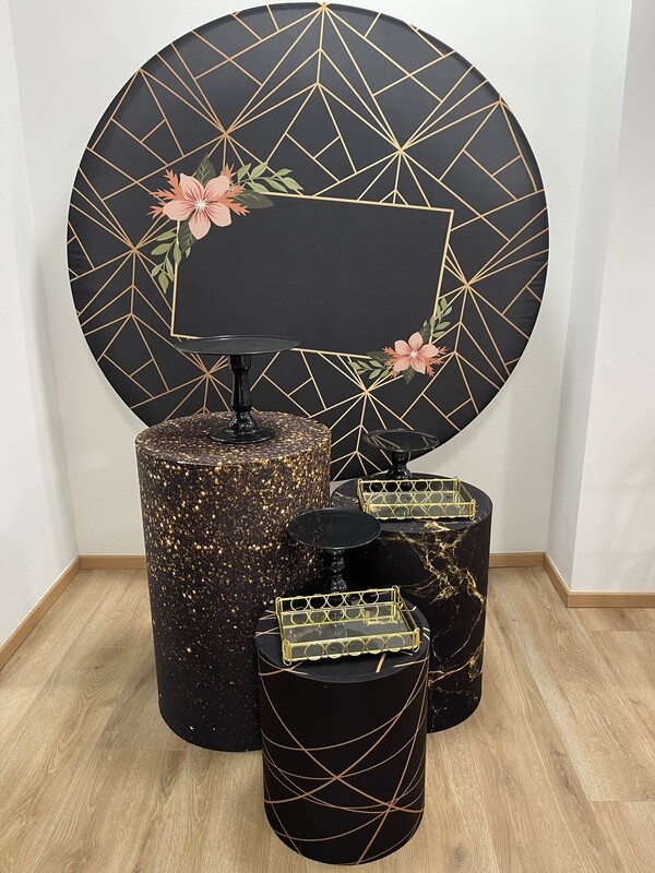 Déco Delivery Black geometric