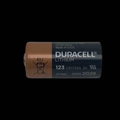 Pile Lithium CR123 3 volts – Duracell