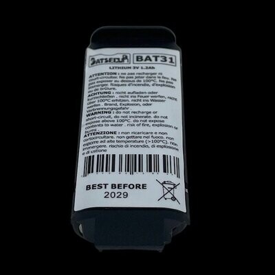 Pile lithium unitaire BAT31
LiFeS2 3V 1Ah