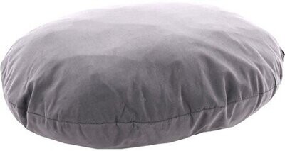 COUSSIN OVALE DEHOUSSABLE GRIS  50x40x8CM