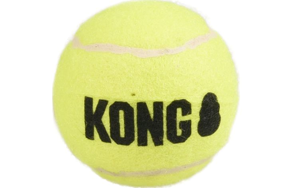 KONG® JOUET SQUEAKAIR® JAUNE BALLE MEDIUM