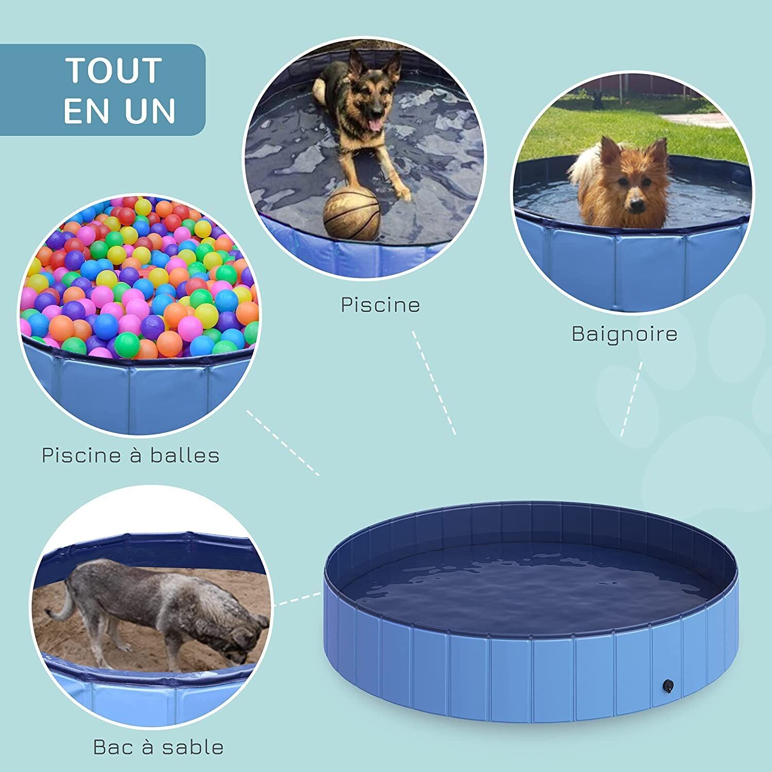 PISCINE ROND  120x30CM