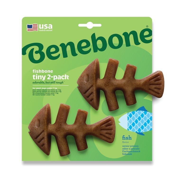 Benebone 2-Pack Fishbone Tiny