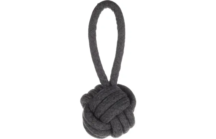 JCHIEN COTON RINGO CORDE + BALLE GRIS 20CM/7,5CM/12MM