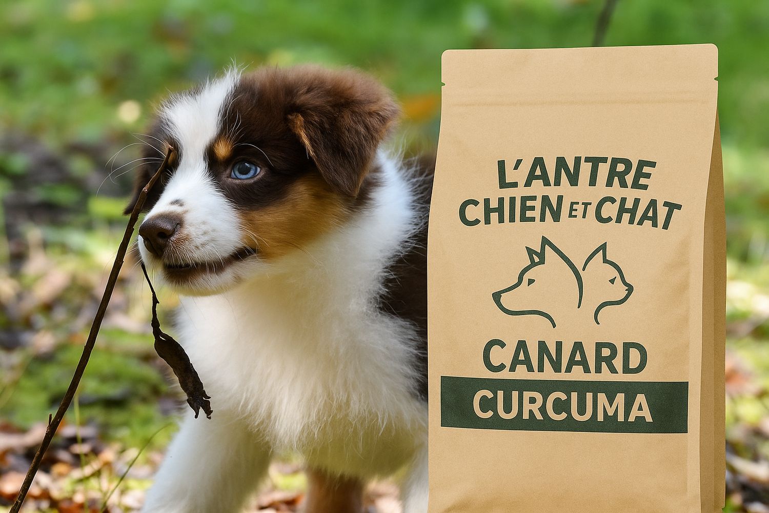 RECETTE CHIOT CANARD CURCUMA 4KG