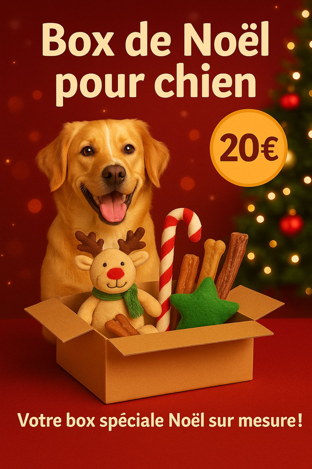 BOX DE NOËL CHIEN 20 EUROS