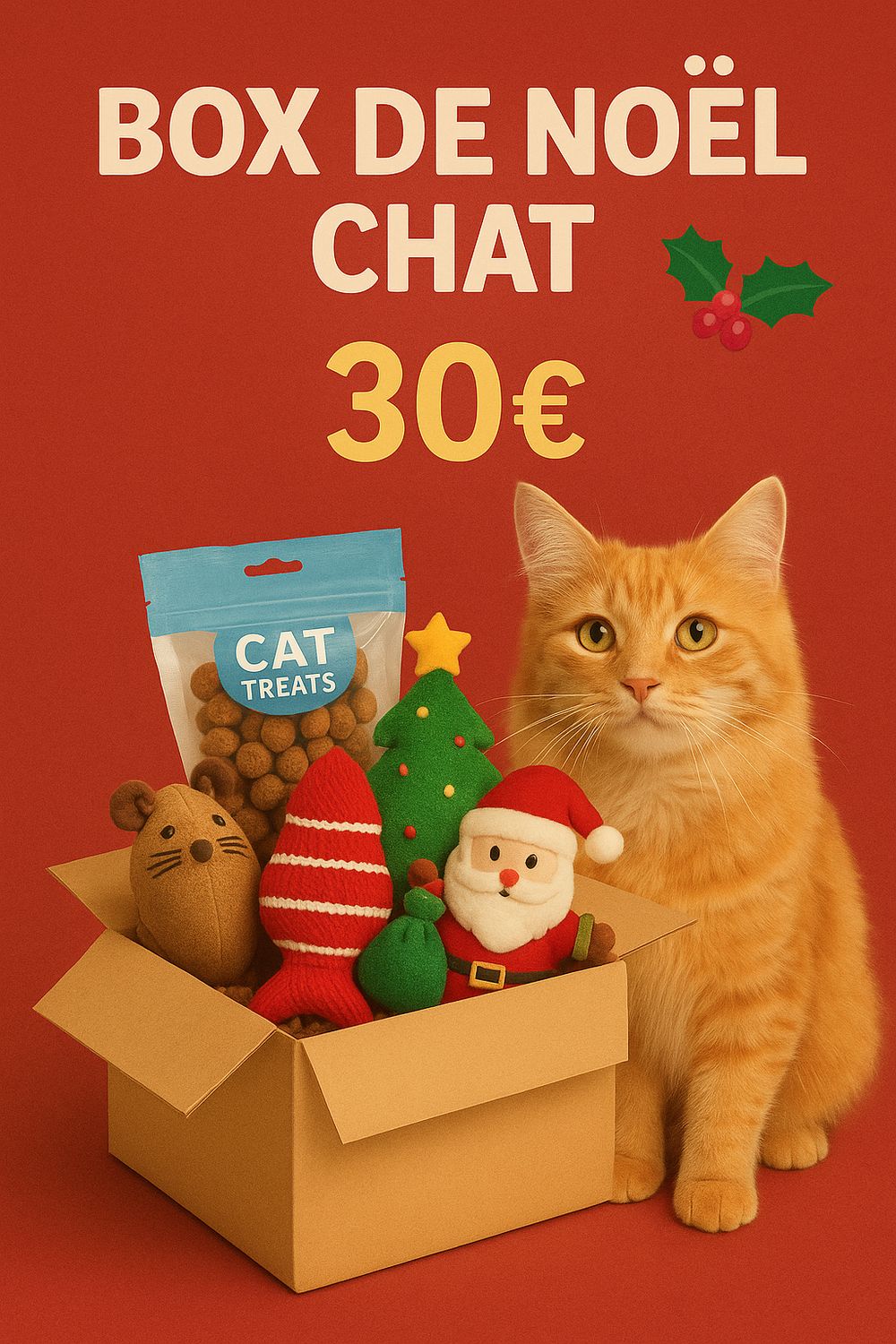 BOX DE NOËL 30 EUROS CHAT