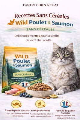 RECETTE CHAT SANS CEREALES WILD