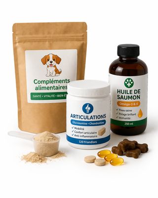 COMPLEMENTS ALIMENTAIRES POUR CHIEN