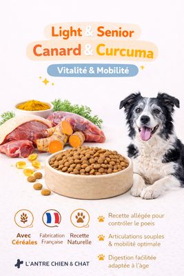 LIGHT ET SENIOR CANARD CURCUMA