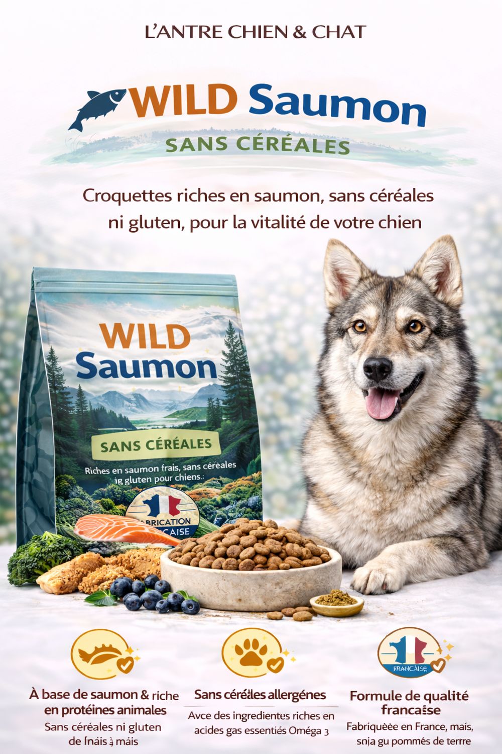 Recette WILD SAUMON 5KG