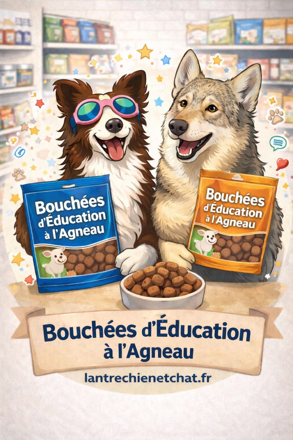 CHEW'N SNACK BISCUIT AGNEAU & RIZ 1.8kg