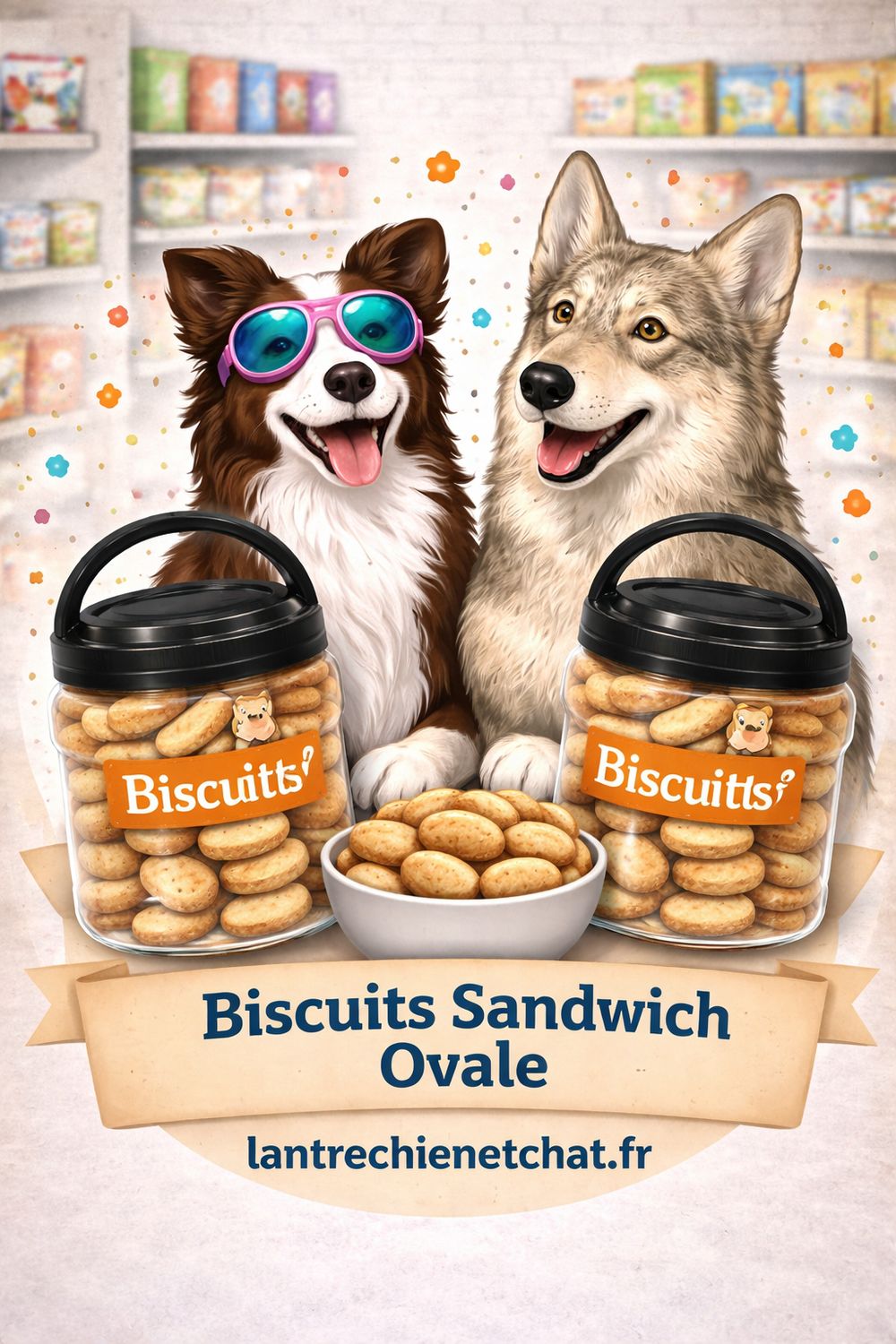 Biscuit sandwich ovale 2Kg