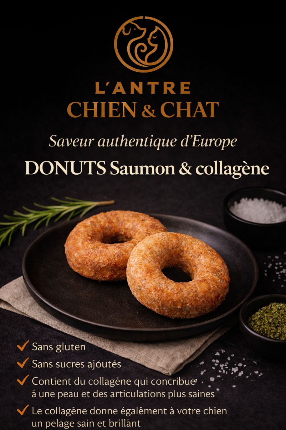 DONUTS AVEC SAUMON & COLLAGÈNE