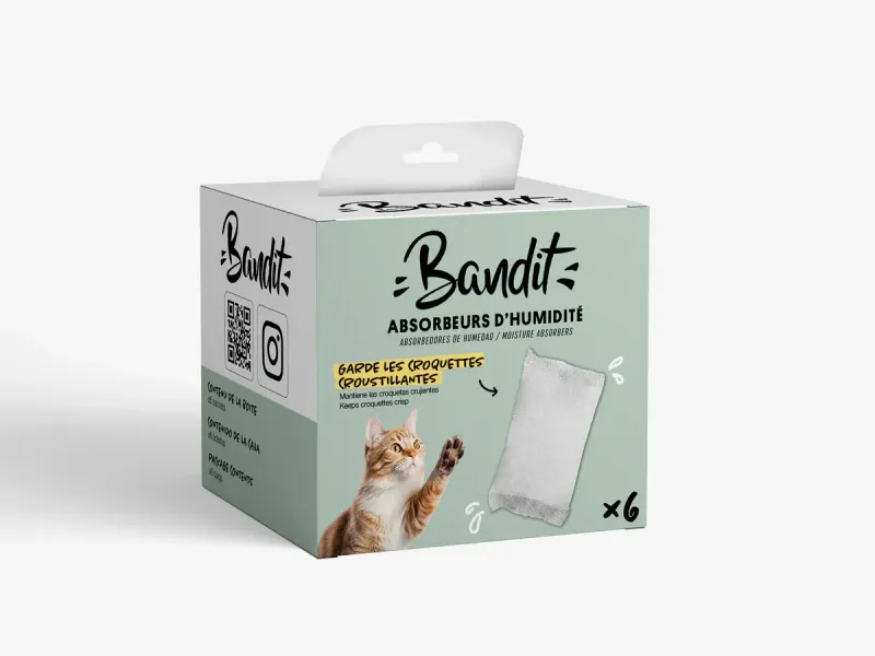Sachets absorbeurs humidité x6 pour distributeur intelligent Bandit