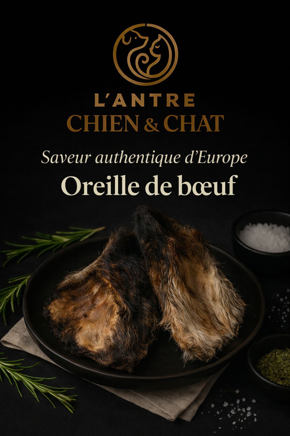 OREILLE DE BOEUF AVEC POILS unité