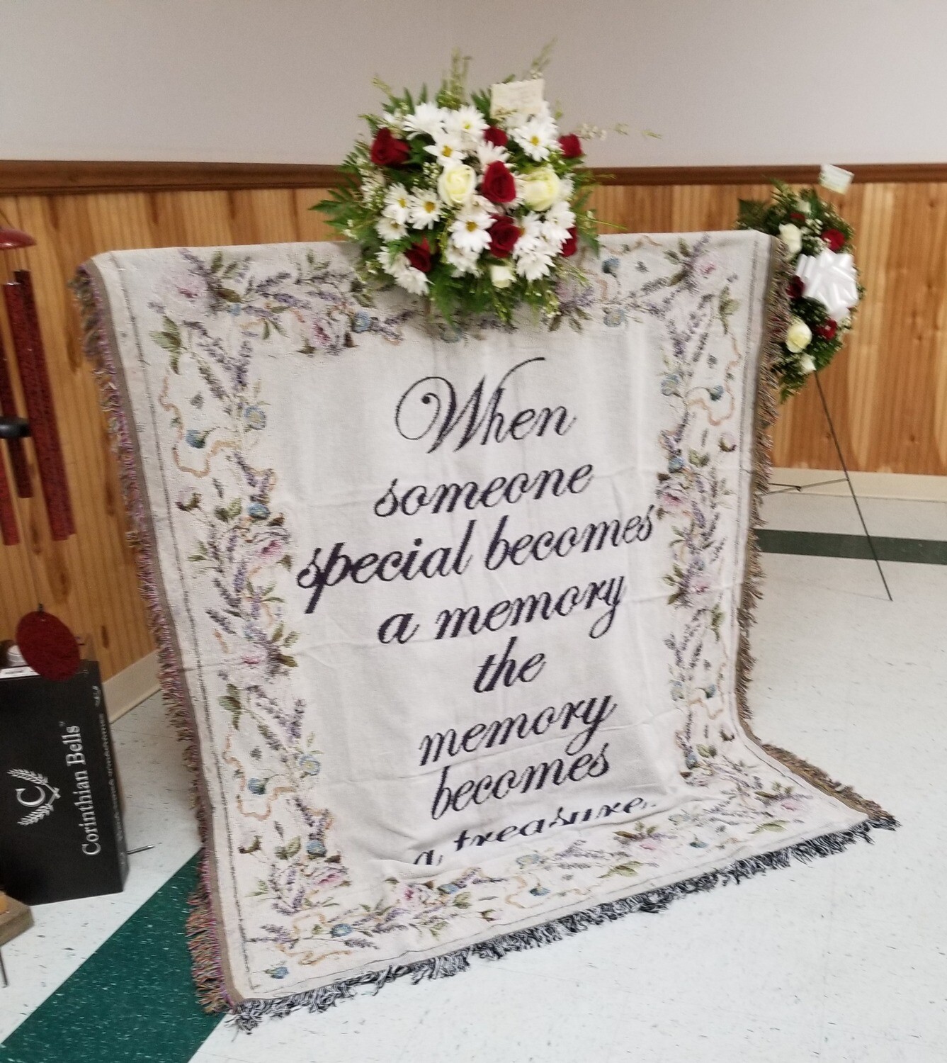 Blankets w/ Flowers To Match