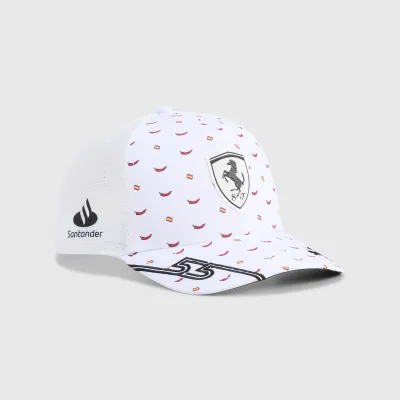 Scuderia Ferrari Gorra Edición Especial Gran Premio de España - Carlos Sainz 2024