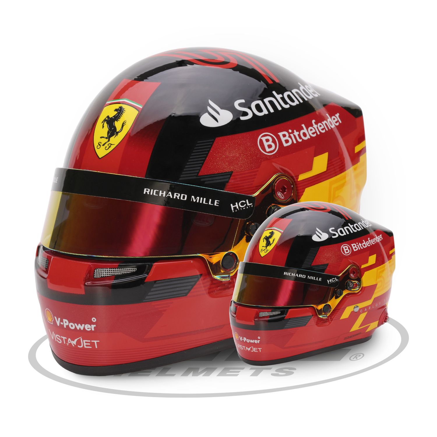 Carlos Sainz 2024 Bell 1:2 Mini Helmet