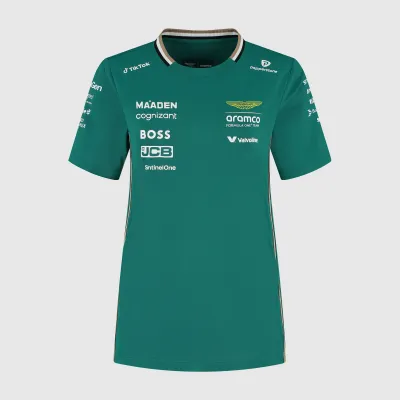 Aston Martin Camiseta Oficial Mujer 2025