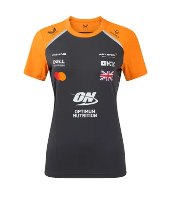 McLaren Camiseta Oficial Lando Norris Mujer 2025 - Phantom