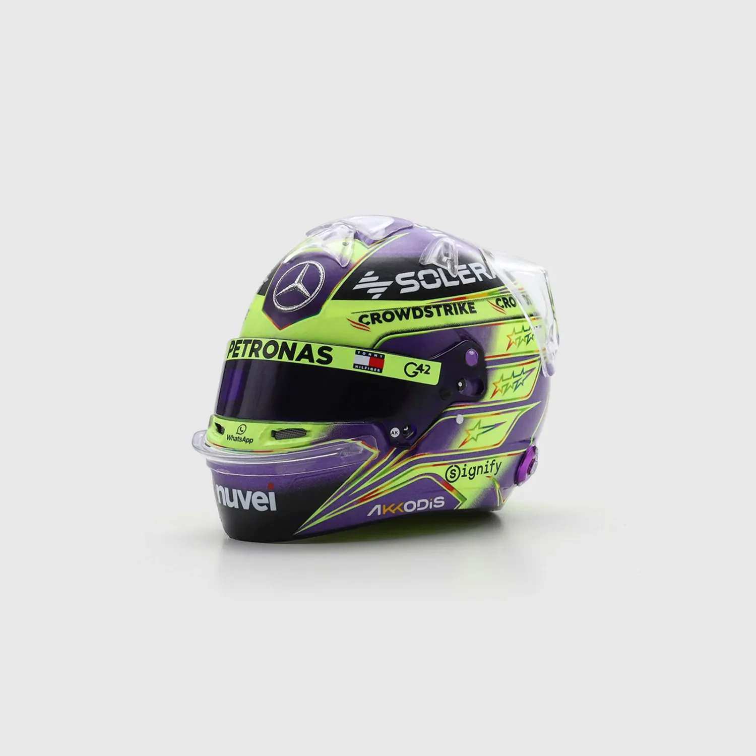Lewis Hamilton 2024 British GP 1:5 Mini Helmet