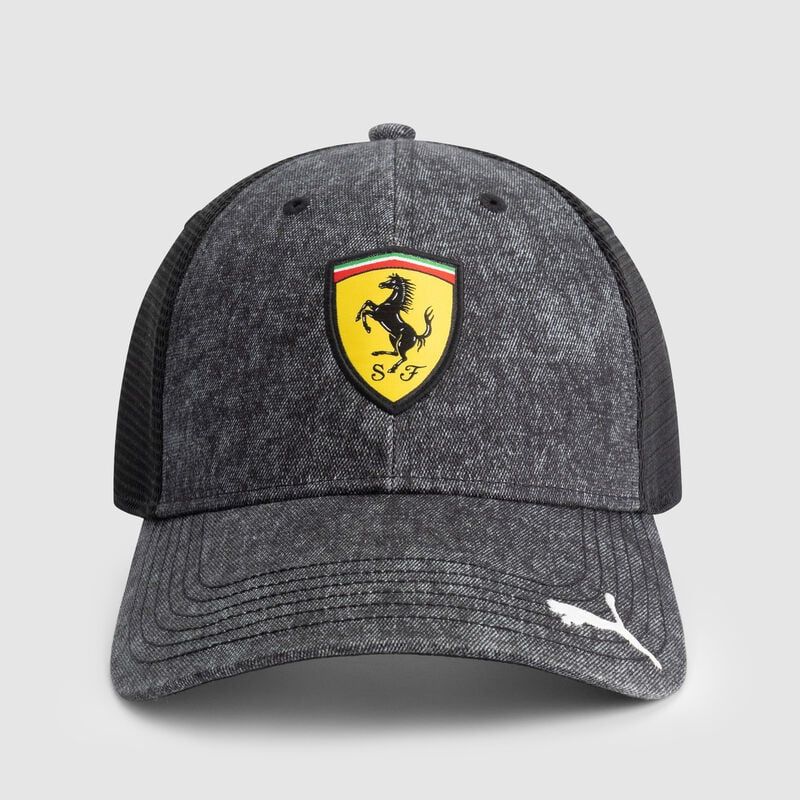 Scuderia Ferrari Trucker Cap - Black