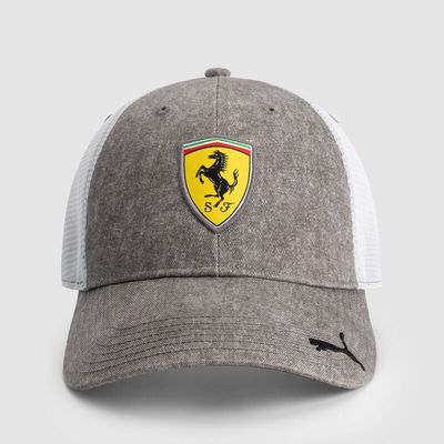 Scuderia Ferrari Trucker Cap - Grey