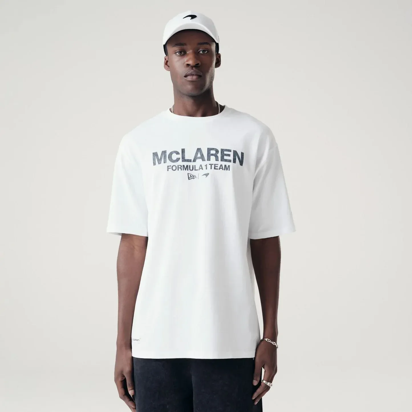 McLaren Camiseta Oversized Wordmark - White