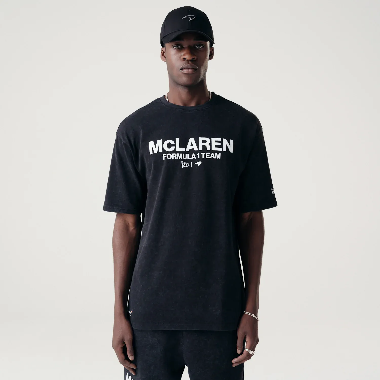 McLaren Camiseta Oversized Wordmark - Black