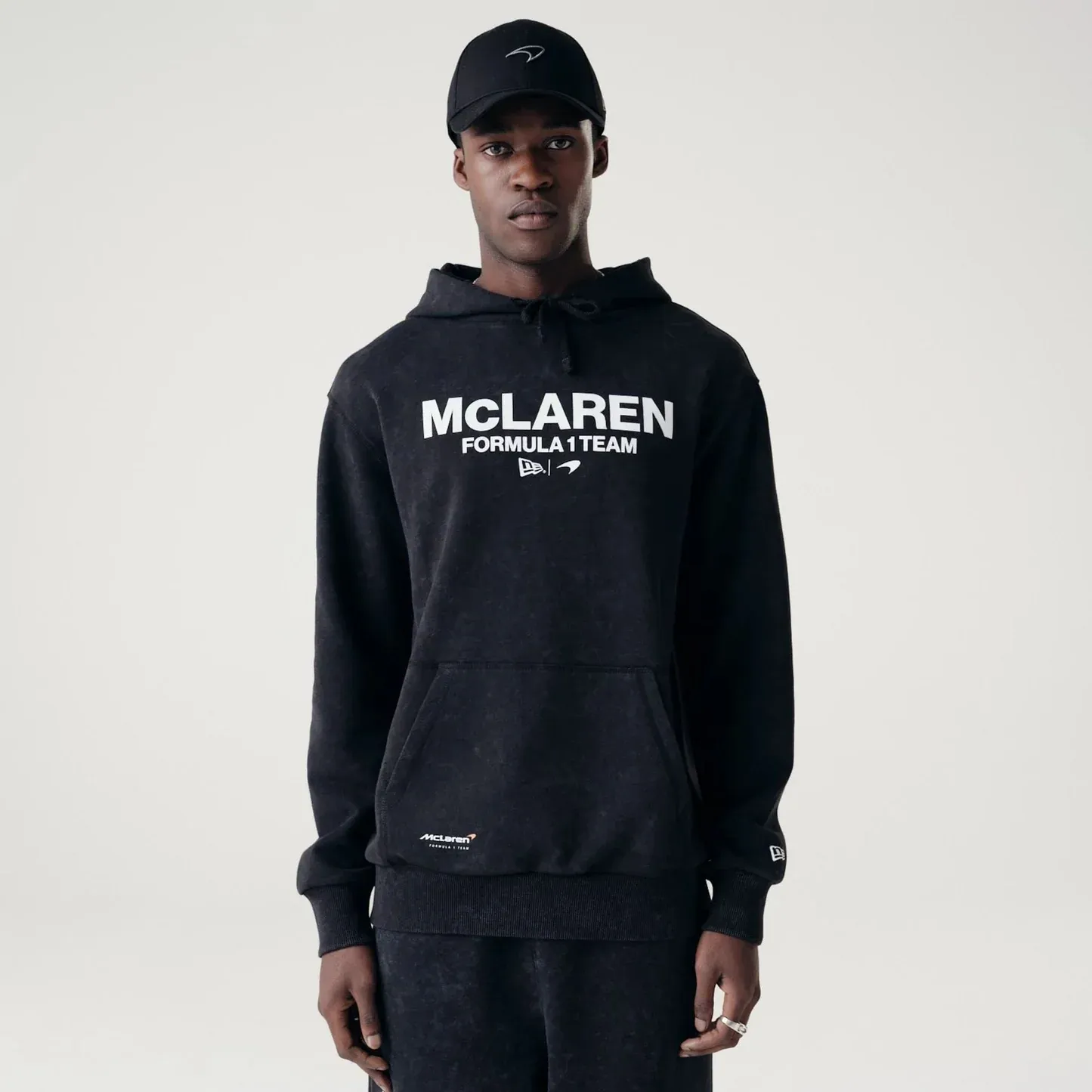 McLaren Hoodie Oversized Wordmark - Black