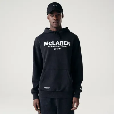 McLaren Hoodie Oversized Wordmark - Black