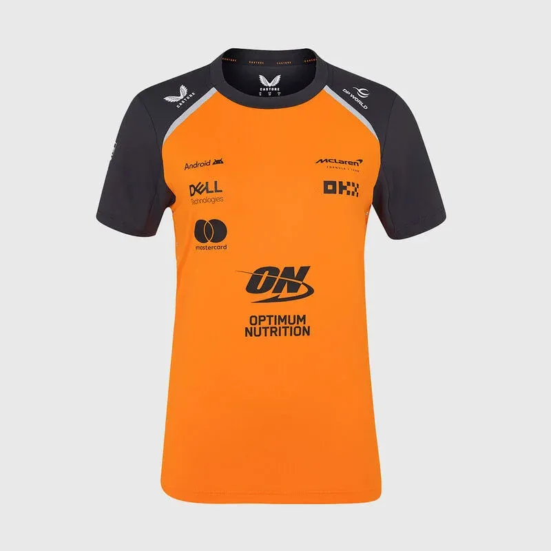 McLaren Camiseta Oficial Mujer 2025 - Papaya