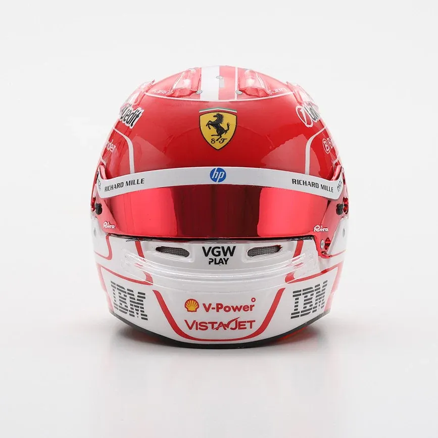 Charles Leclerc 2025 Mini Helmet 1:5