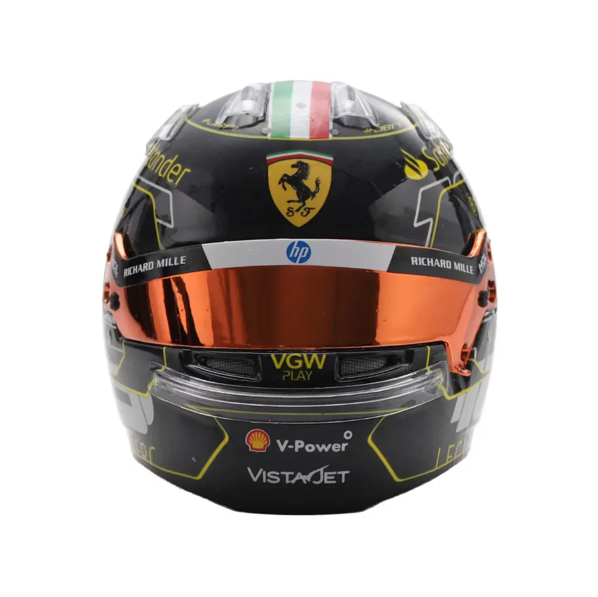 Charles Leclerc Italian GP 2024 Mini Helmet 1:5